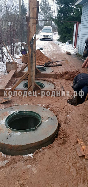 Септик из бетонных колец в Москве