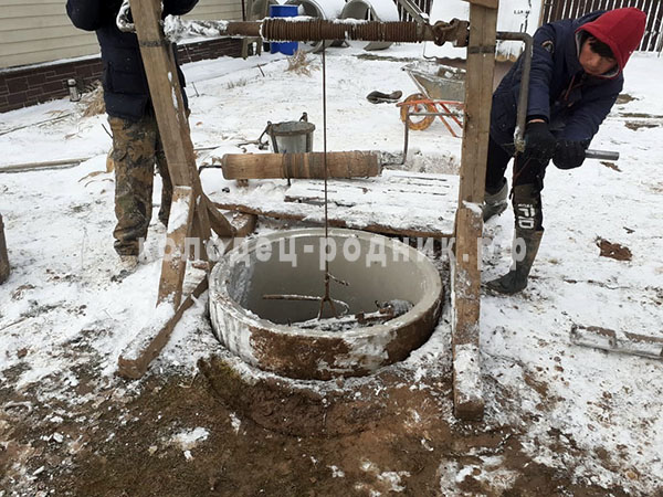 Копка колодца в Рузском районе