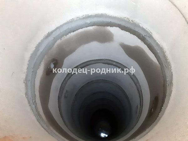 Колодец после чистки
