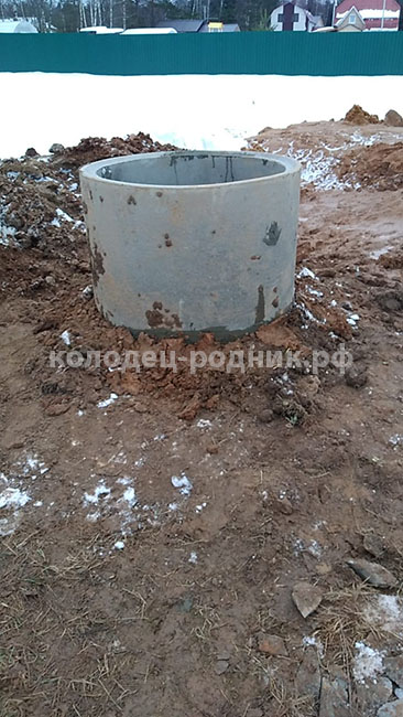Копка колодца в Клину