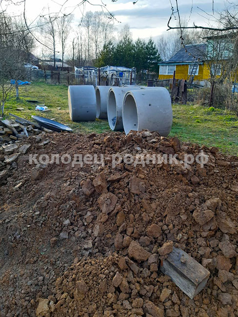 Копка колодца в Ступинском районе