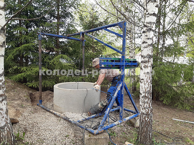 Копка колодца в Зарайском городском округе